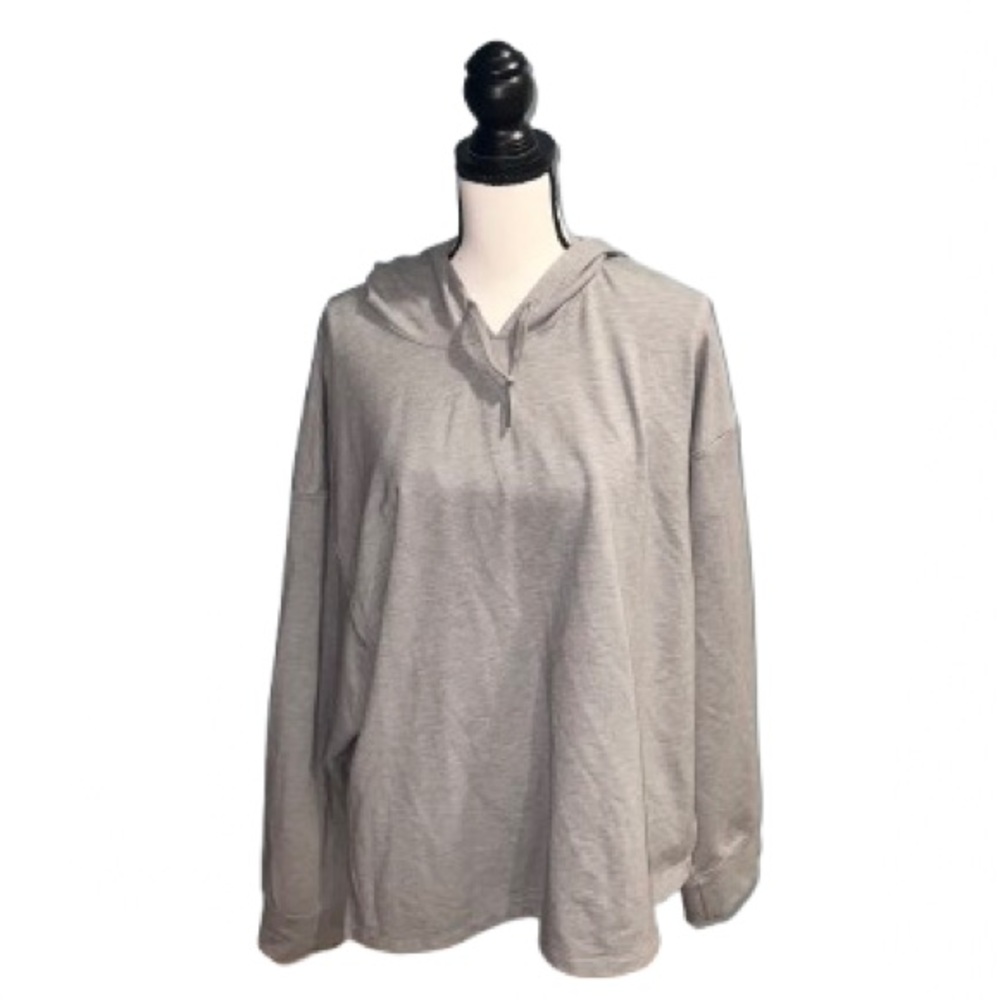Nike yoga- grey hooded sweatshirt